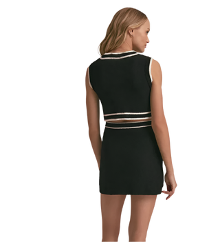 Favorite Daughter - Meredith Knit Sleeveless Top - Black/White