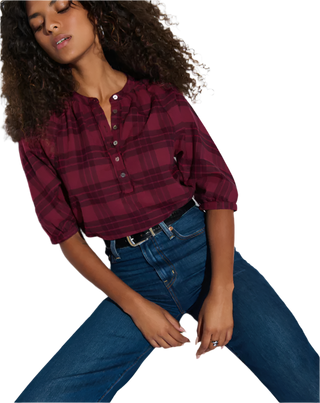 Nation LTD - May Flannel Top - Party Plaid