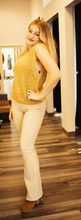 Load image into Gallery viewer, White + Warren - Air Spun Cashmere Sweater Vest - Antique Gold Marl
