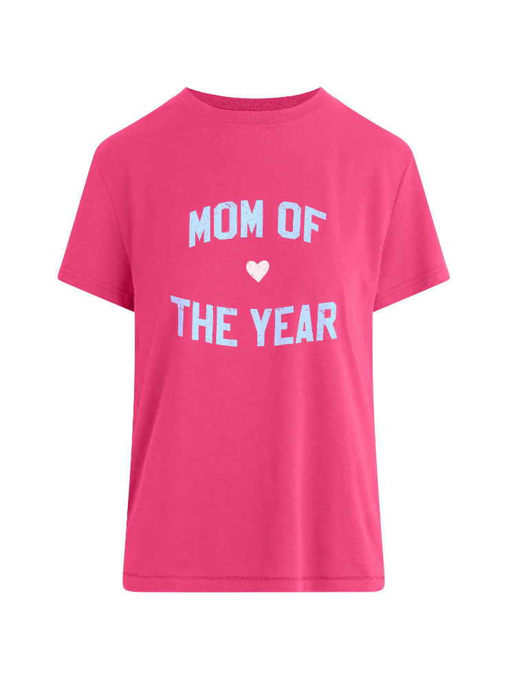 Favorite Daughter - Mom of the Year Tee Shirt - Deep Pink