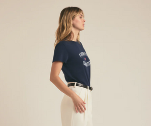 Favorite Daughter - Favorite Daughter Graphic Tee Shirt - Navy