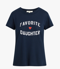Load image into Gallery viewer, Favorite Daughter - Favorite Daughter Graphic Tee Shirt - Navy
