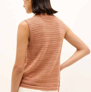 Marie Oliver - Nev Sleeveless Knit Top - Nectarine