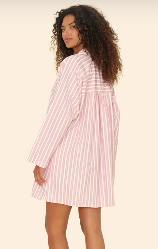 Xirena - Flora Cotton Poplin Shirtdress - Pink Sorbet
