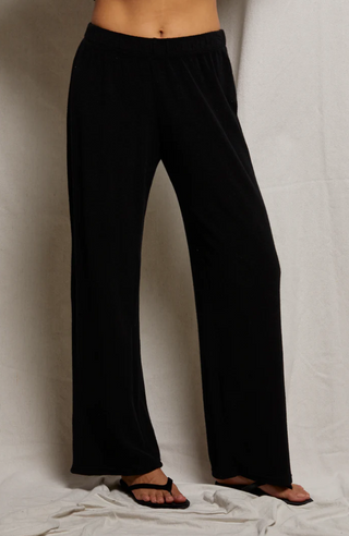 perfectwhitetee - Katie Terry Straight Leg Sweatpant - True Black