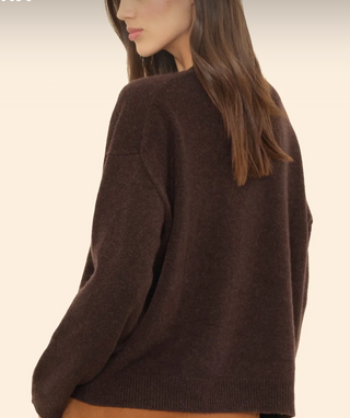 Xirena - Jodie V Neck Cashmere Sweater - Umber