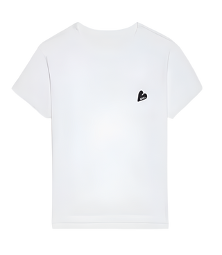 Zadig & Voltaire - Marta Embroidered Heart Tee Shirt - White