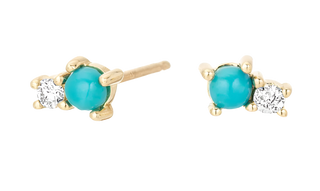 Adina Reyter - Turquoise & Diamond Amigos Post Earrings