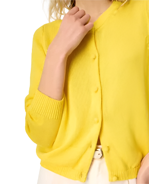 Cami NYC - Rufina Cotton Cardigan Sweater - Dandelion