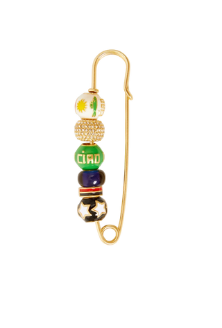 Clare V. - Beaded Blazer Pin