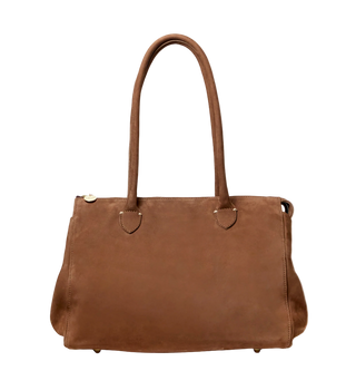 Clare V. - Beatrice Nubuck Leather Tote Bag - Choco Bar