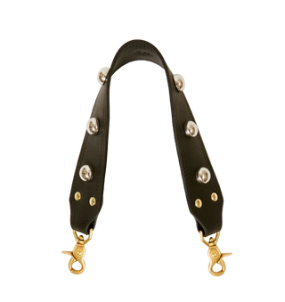 Clare V. - Shoulder Strap Naturelle w Studs - Black