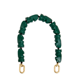 Clare V. - Wooden Knights Shortie Strap - Evergreen