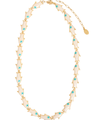 Clare V. - Pearl Sardine Necklace - Cream