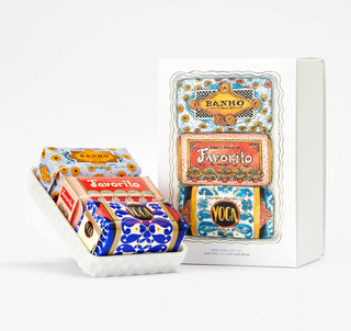 Claus Porto - Deco Mini Soap Gift Set with Soap Dish - Deco