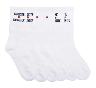Favorite Daughter - Favorite Daughter Socks Gift Set - White