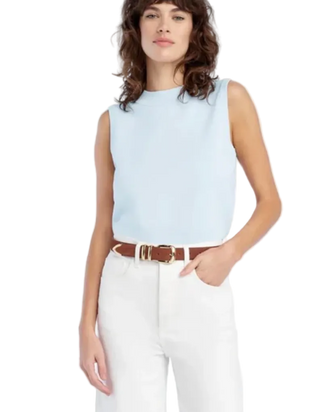 Favorite Daughter - Cecilia Knit Tank - Sky Blue