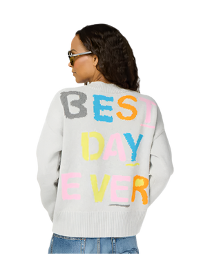 Kerri Rosenthal - Best Day Ever Cotton Sweater - Silver Fox