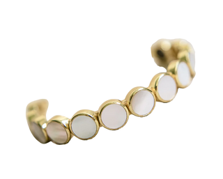 Laura Foote - Herzi Cuff Bracelet - Mother of Pearl