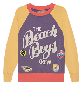 Madeworn - Beach Boys Shrunken Sweatshirt with Vintage Patches