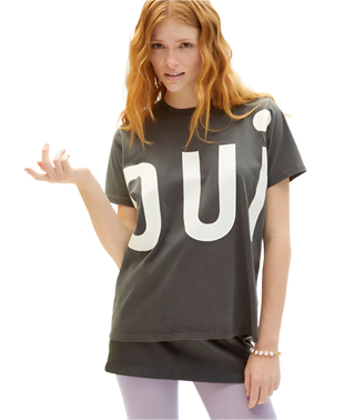 Clare V. - Grand Oui Tee - Faded Black