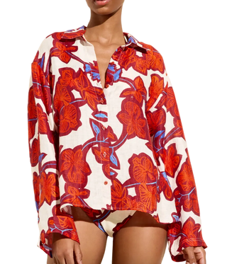 Marie Oliver - Nico Beach Shirt - Orchid