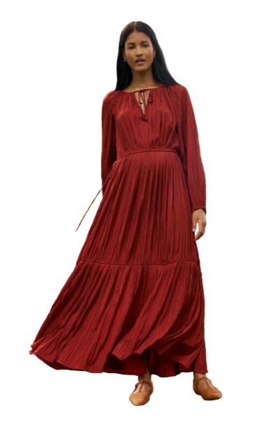 marie oliver red dress Ola Dress