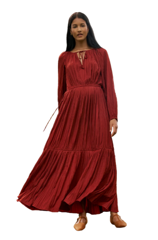 Marie Oliver - Perrin Dress - Brick