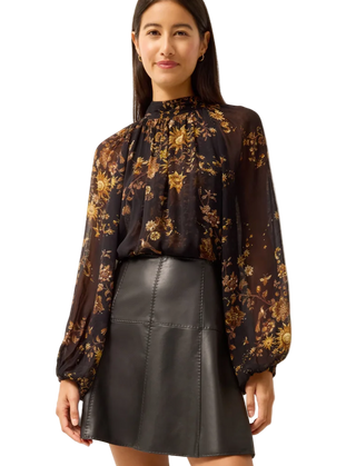 Marie Oliver - Scottie Chiffon Blouse - Gilded