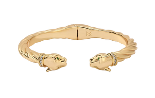Miranda Frye - Panther Hinged Cuff Bracelet