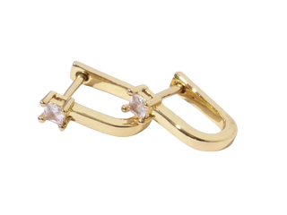 Miranda Frye - Valentina Huggie Earrings - Yellow Gold