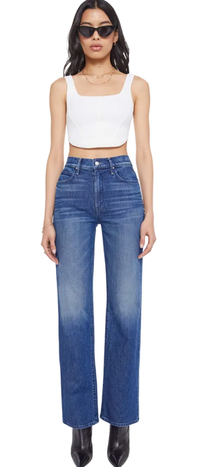 Mother - The Kick It High Rise Straight Leg Jean - Which is Witch