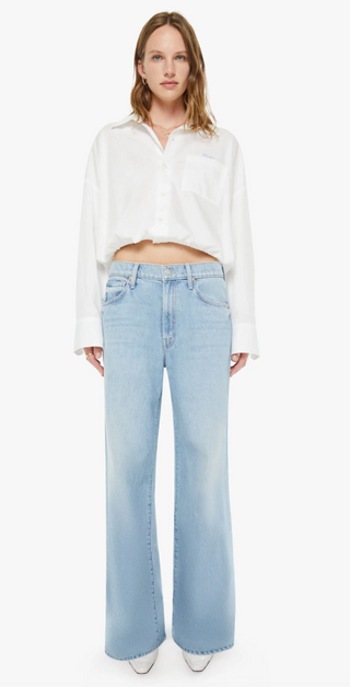 Mother - The Ditcher Roller Zip Skimp Jean - Few and Far Between