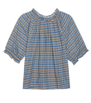 Nation Los Angeles - Whitney Top - Coastal Plaid
