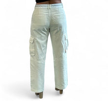 Load image into Gallery viewer, Pistola - Addie High Rise Relaxed Cargo Trouser - Eggshell
