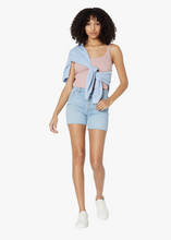 Load image into Gallery viewer, Paige - Sarah Longline Denim Short - Parkway Distressed

