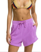 Load image into Gallery viewer, Aviator Nation - Logo Embroidery Lounger Short - Neon Purple
