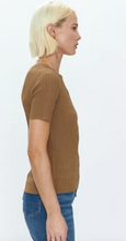 Load image into Gallery viewer, Pistola - Beatrice Asymmetric Sweater Tee - Chestnut
