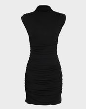 Load image into Gallery viewer, Veronica Beard - Brasha Stretch Jersey Mini Dress - Black

