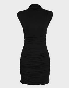 Veronica Beard - Brasha Stretch Jersey Mini Dress - Black