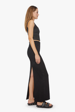 Load image into Gallery viewer, MOTHER - The Candy Stick Denim Maxi Skirt - Licorice

