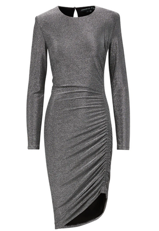 Veronica Beard - Cyrus Metallic Dress - Gunmetal