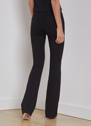 L'Agence - Selma Sleek Ponte Pant - True Black