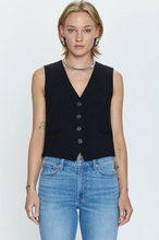 Load image into Gallery viewer, Pistola - Vero Fitted Vest Top - Black
