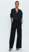 Load image into Gallery viewer, Pistola - Brynn High Rise Relaxed Cargo Pant - Black
