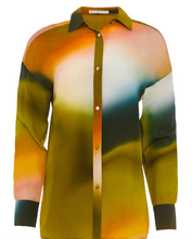 Load image into Gallery viewer, Marie Oliver - Nico Printed Silk Blouse - Peridot
