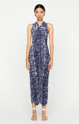 Marie Oliver - Roxie Midi Dress - Indigo Zebra