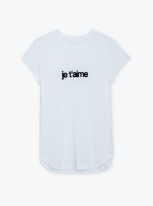 Zadig & Voltaire - Woop Je t'aime Tee Shirt - White
