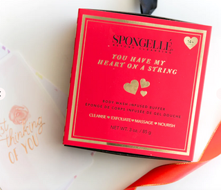 Spongelle -  Body Wash Infused Buffer - Heart on a String