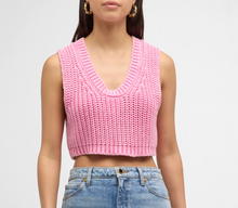Load image into Gallery viewer, Pistola - Cora Knit Vest - Pink Cosmos
